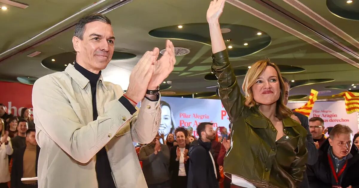 PSOE - Le PSOE d'Aragon tente de freiner la chute à Saragosse et mise sur "la tendance à la hausse" d'Alegría malgré les sondages annonçant une débâcle : "il ne va pas obtenir 18 députés"
