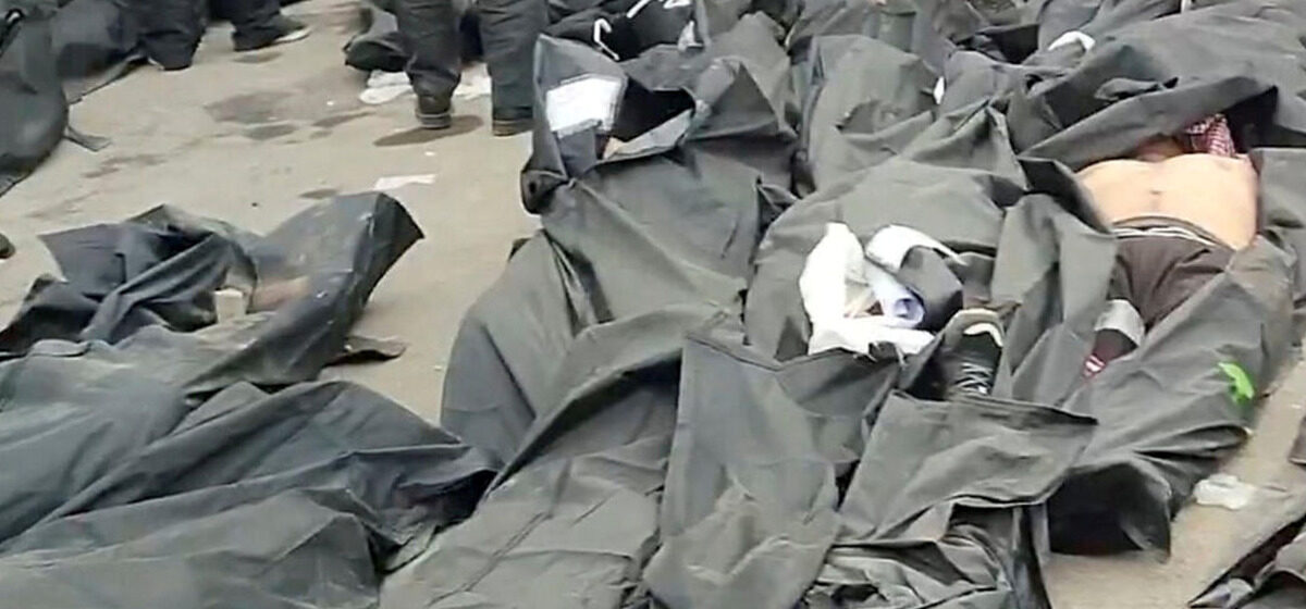 morgue - Iran : Une vidéo révèle des dizaines de corps amoncelés devant une morgue près de Téhéran