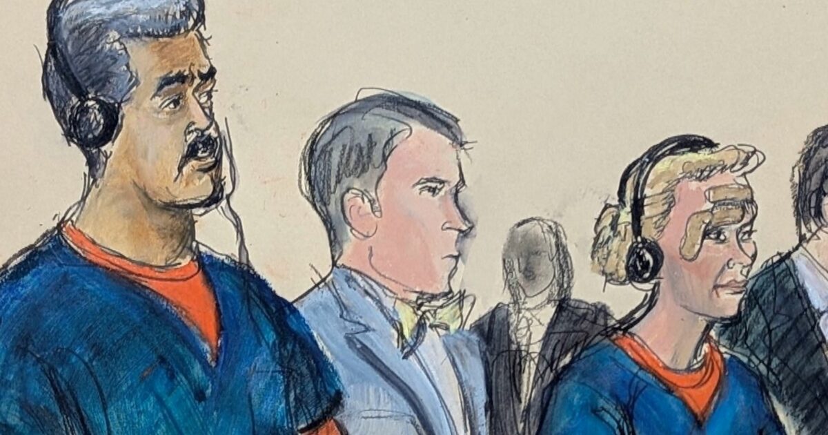 audience - Découvrez l'ambiance dans la salle d'audience lors de l'audience de Maduro