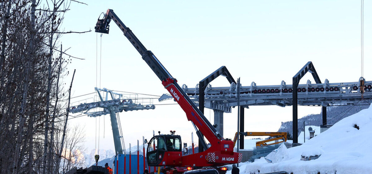Téléphérique - Jo D’hiver 2026 : Un Téléphérique Essentiel Pour Transporter Les Spectateurs Aux Épreuves De Ski Alpin Ne Sera Pas Prêt À Temps