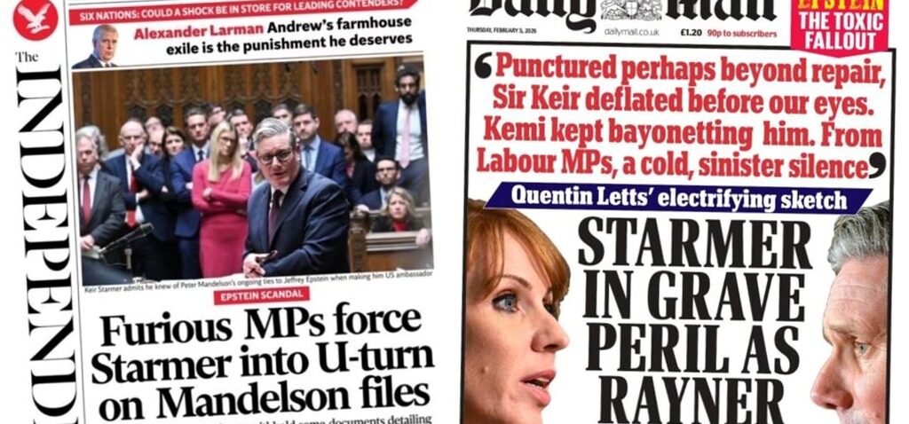 Mandelson - « Retour sur les dossiers Mandelson et Starmer en grave péril »