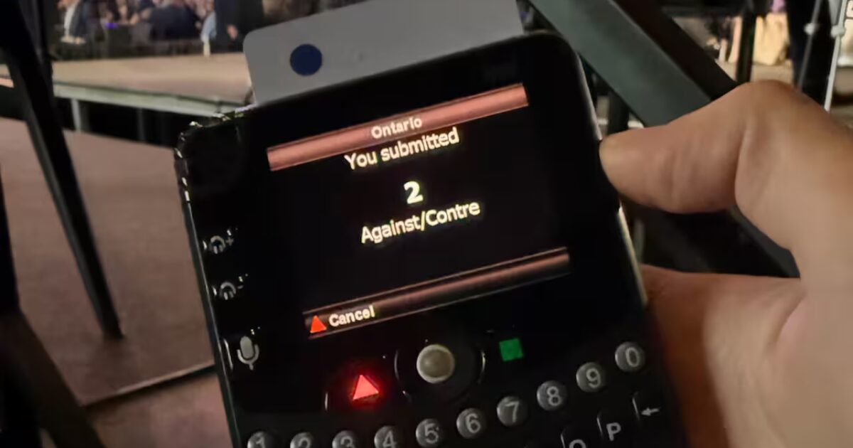 Parti - Le Parti conservateur fait face à une perte financière importante après la disparition des dispositifs de vote lors de la convention