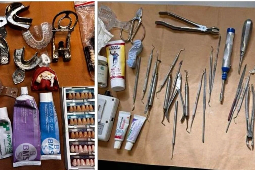 Faux dentiste à Paris soignant un sans-papiers dans une voiture, matériel dentaire sur le siège avant