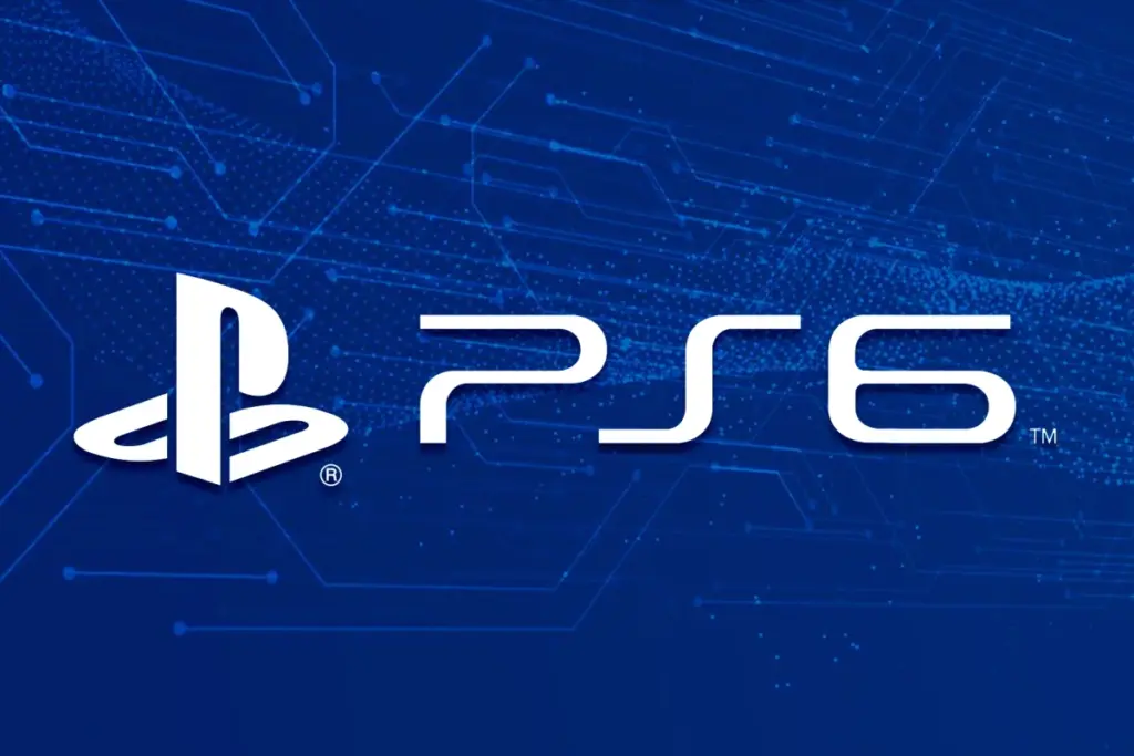 Gros plan d’une console PlayStation avec le logo PS, évoquant la PS6 et une date de sortie supposée